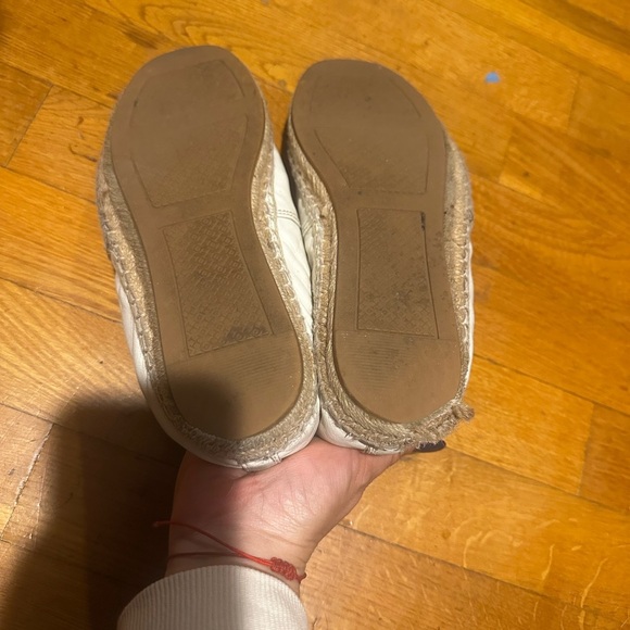 Tory Burch White and Black Espadrille Flats - Picture 5 of 16